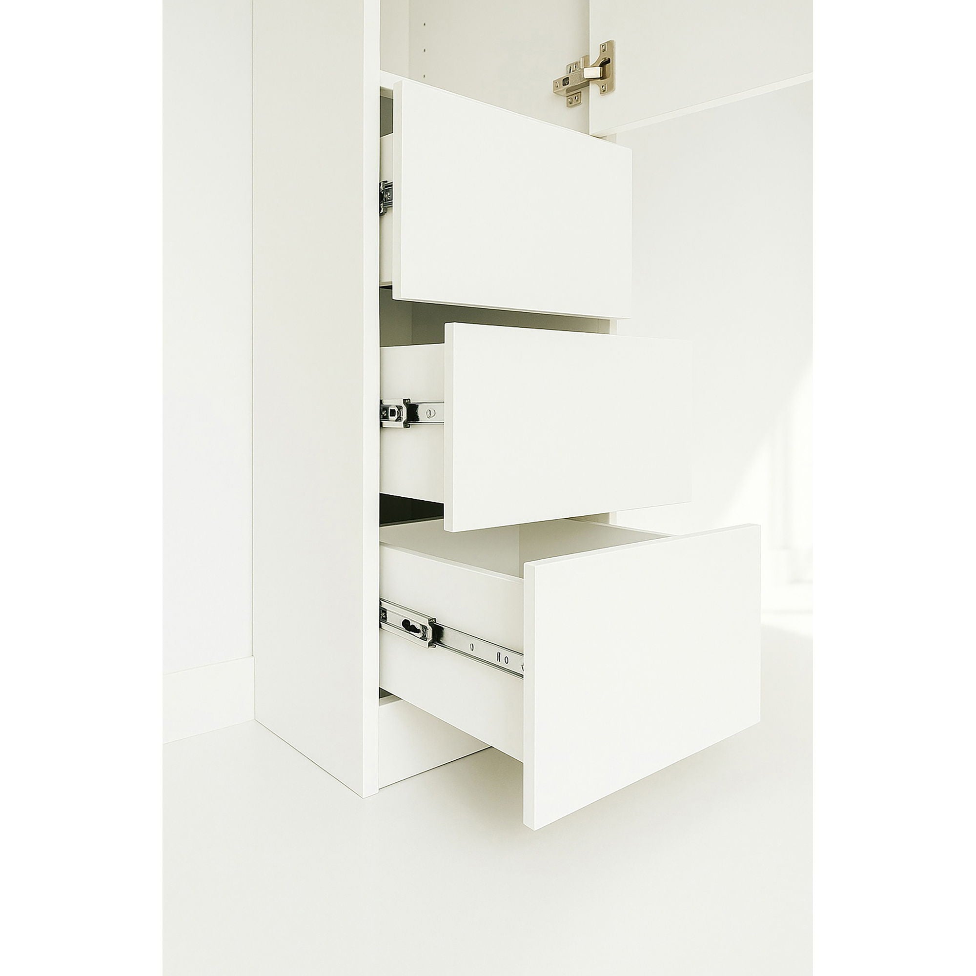 Elise - Modular Closet System & Mirror - White