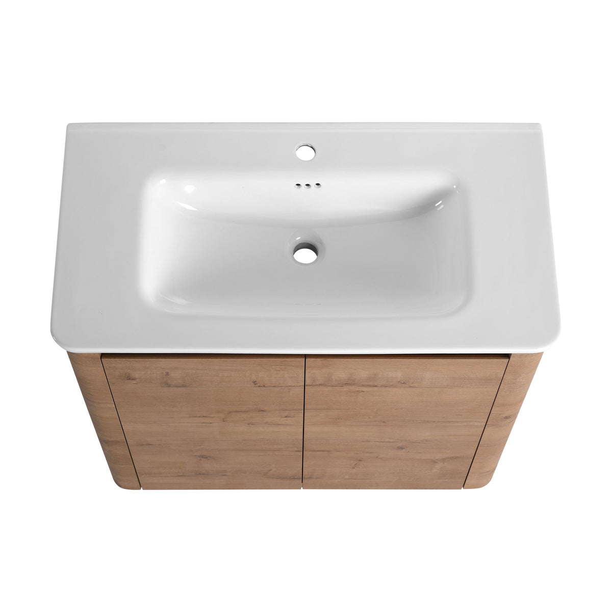 Freestanding Bathroom Vanity With Sink & 2 Soft Close Doors
