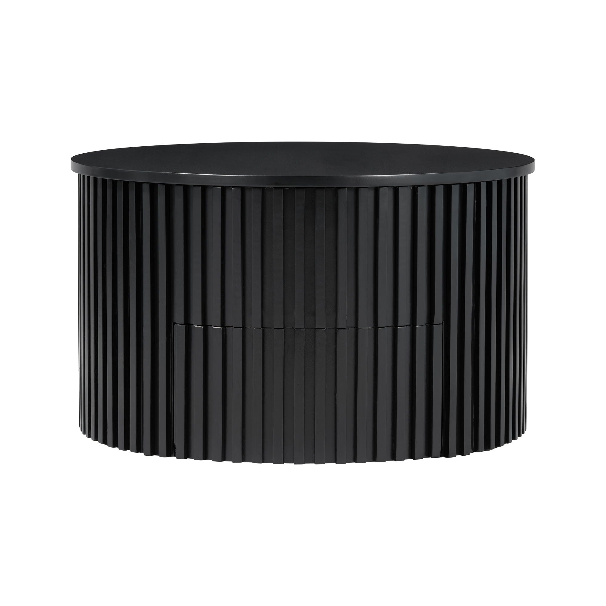Round Lift Top Coffee Table With Hidden Storage For Living Room