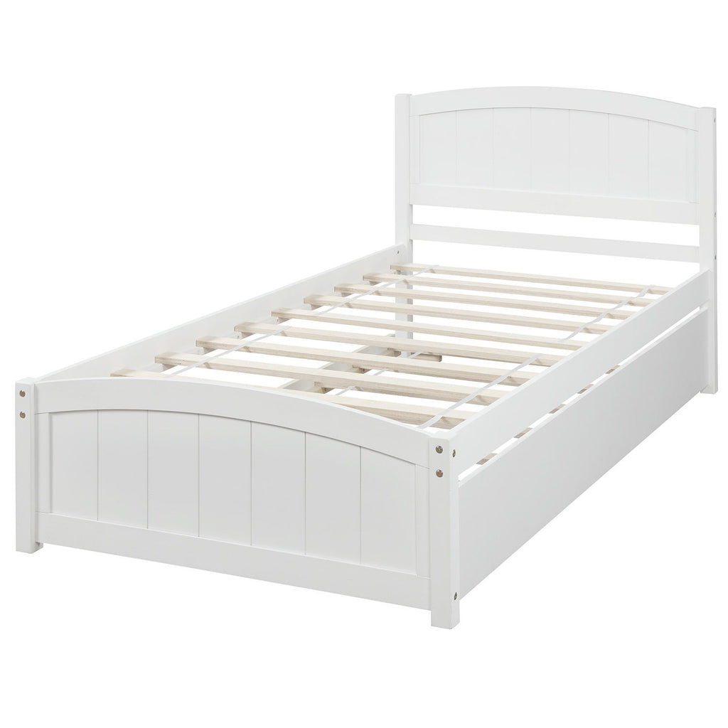 Platform Bed & Headboard, Footboard And Slat Support