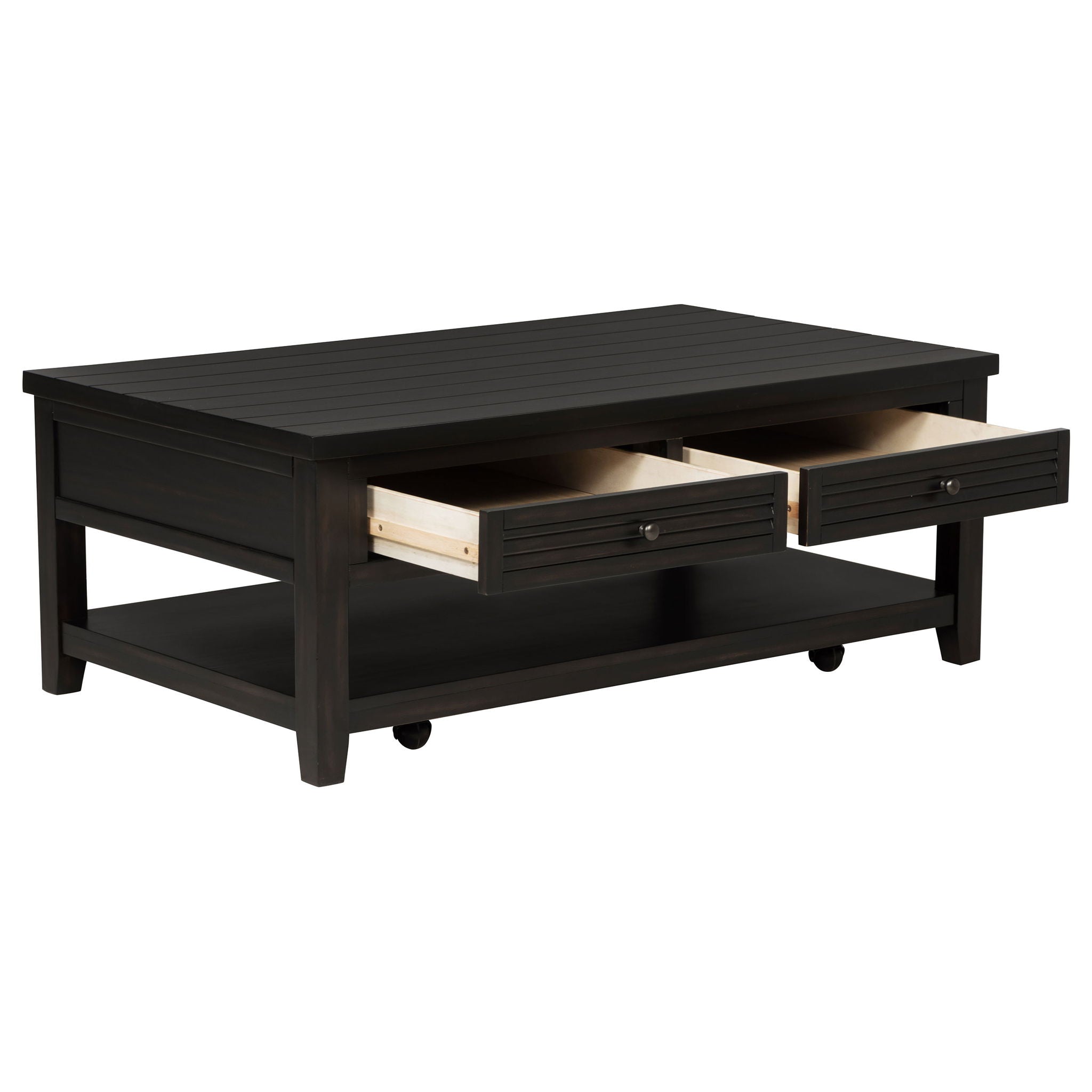 Sutter - 2 Piece Coffee And End Table Set - Dark Brown