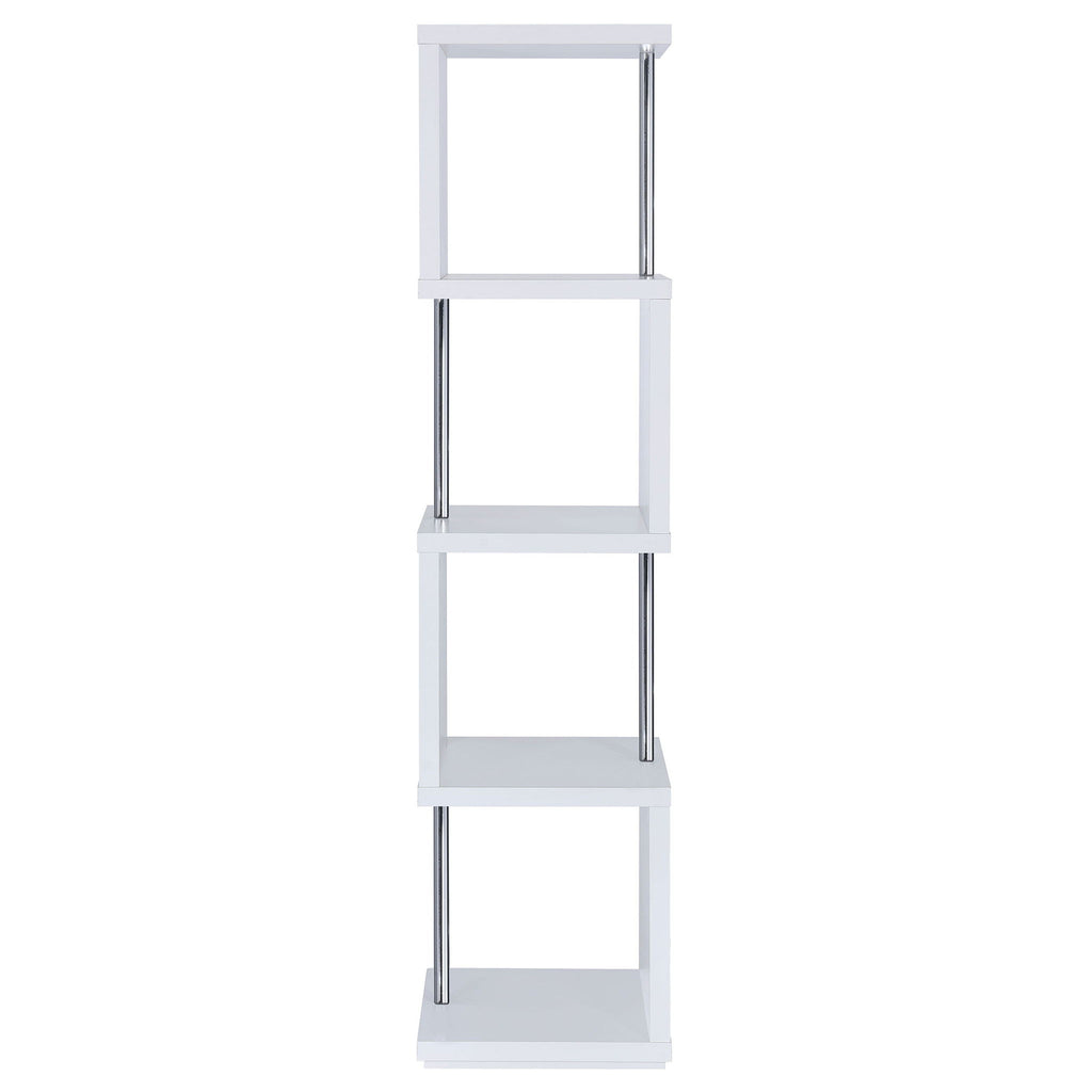 4 Tier Bookcase With Accents