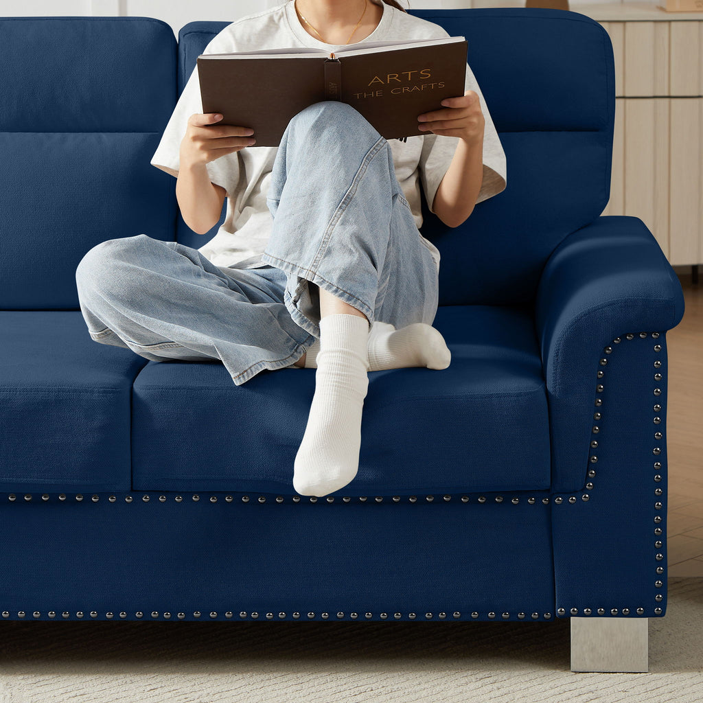 3 Seater Elegant Stationary Sofa