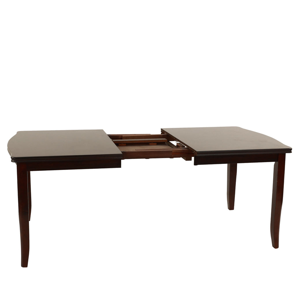 7 Piece Set, Dining Table With Butterfly Leaf And 6 Side Chairs - Espresso