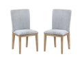 Caspian - And Oak Finish Dining Chair (Set of 2) - Gray