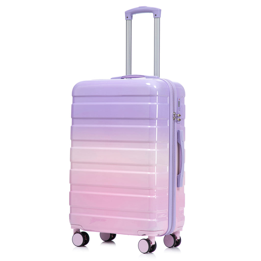 Luggage Set 20" /24" /28" With Combination Lock And Silent Wheels