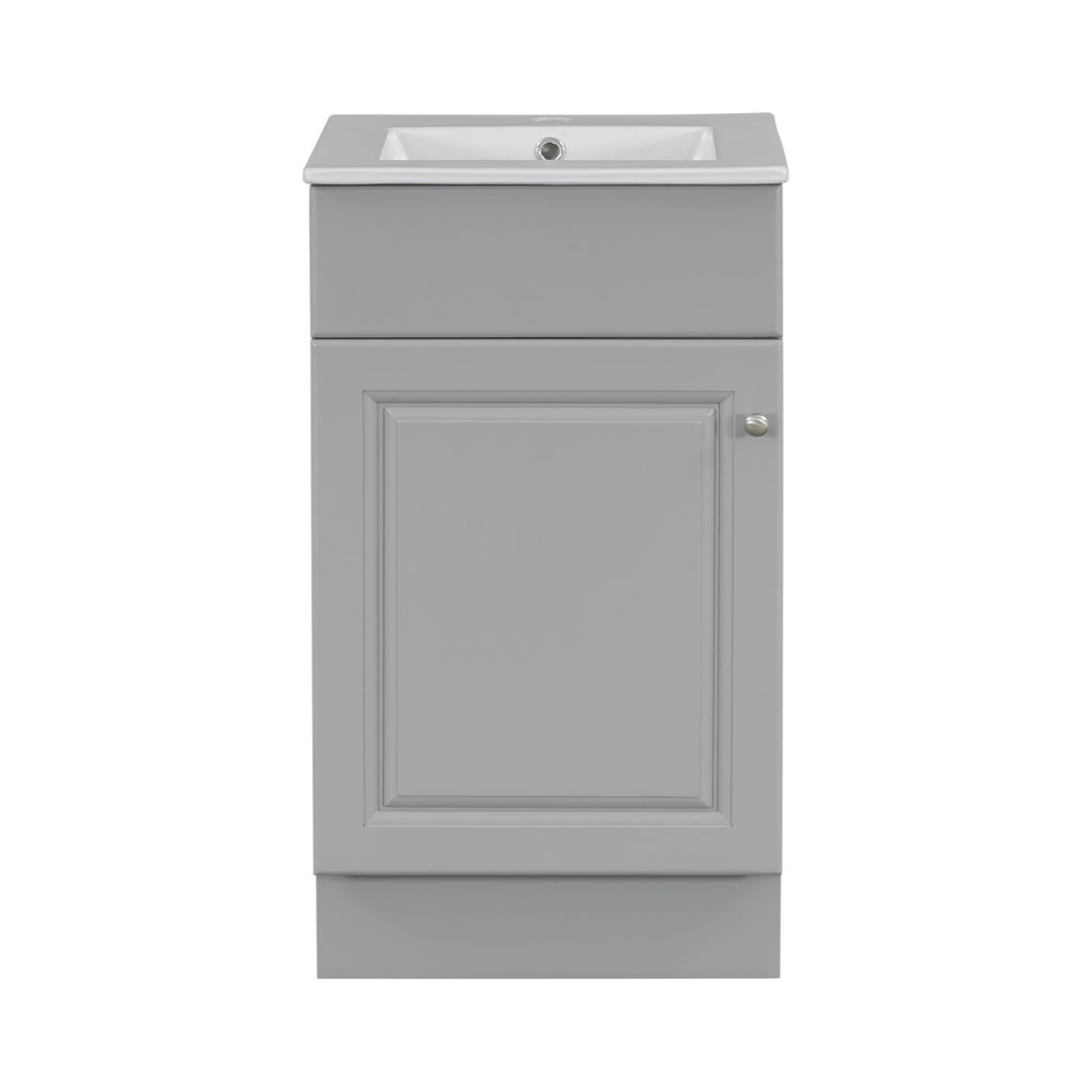Bathroom Vanity With Sink, Cabinet With Adjustable Shelf