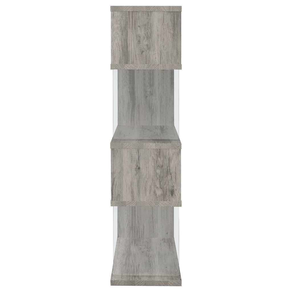 Elias - 4 Shelf Bookshelf With Zigzag Design
