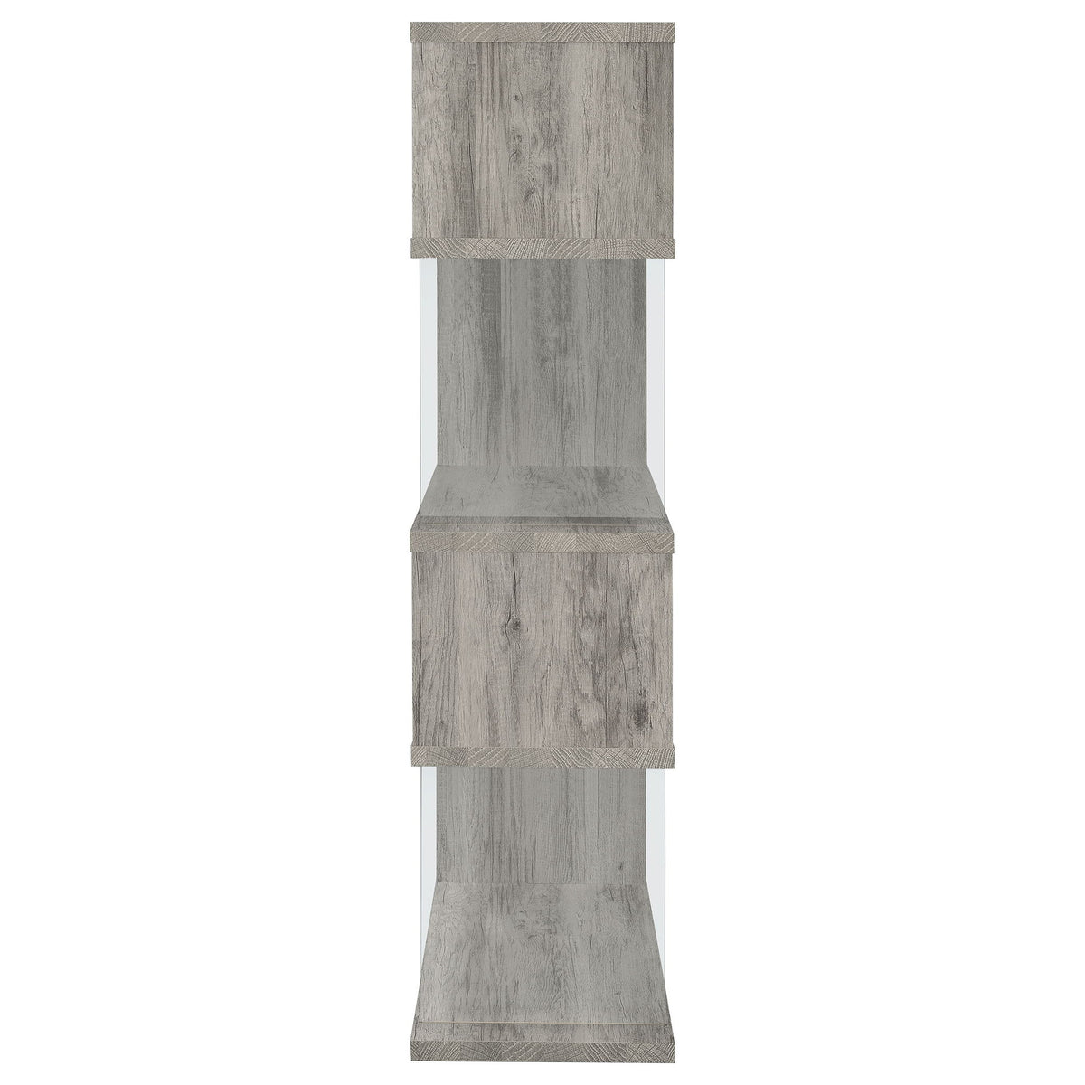 Elias - 4 Shelf Bookshelf With Zigzag Design
