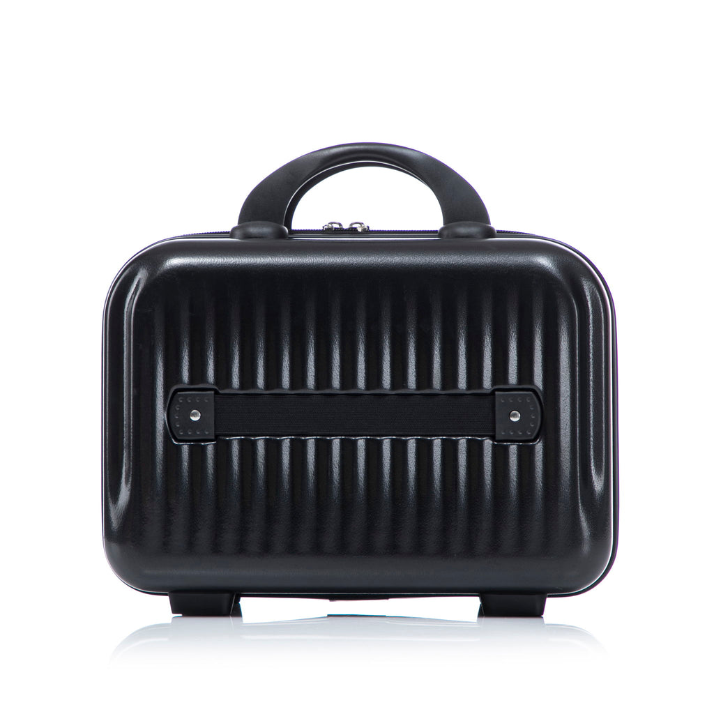 Luggage Set With Cosmetic Case, Combination Lock, Front Opening Design