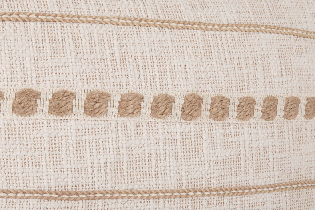 Lago - Pillow - Ivory / Natural