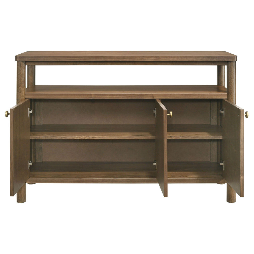Graham - Sideboard With Open Shelf - Walnut
