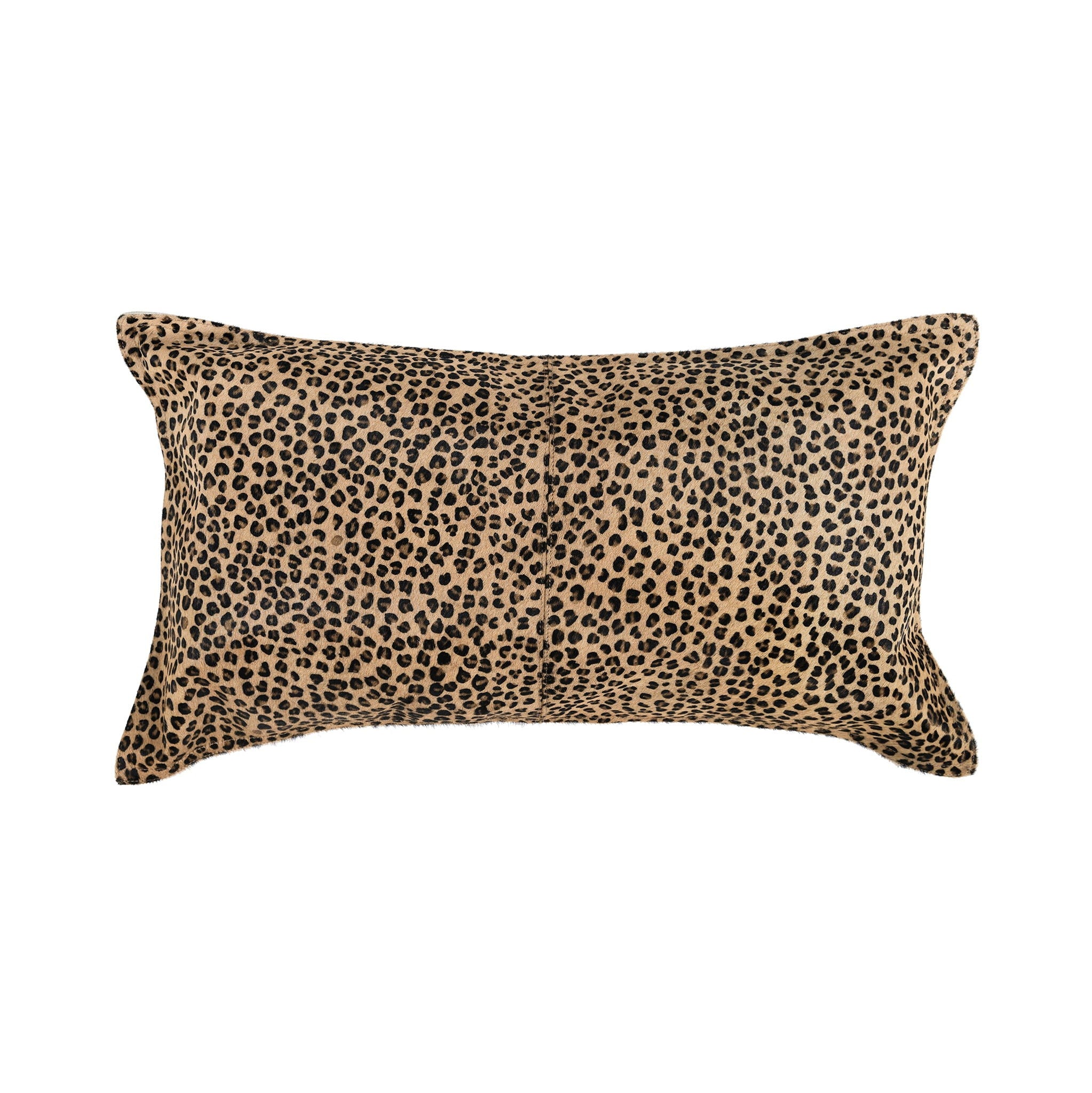 Leopard - 20" x 20" Pillow - Camel / Black