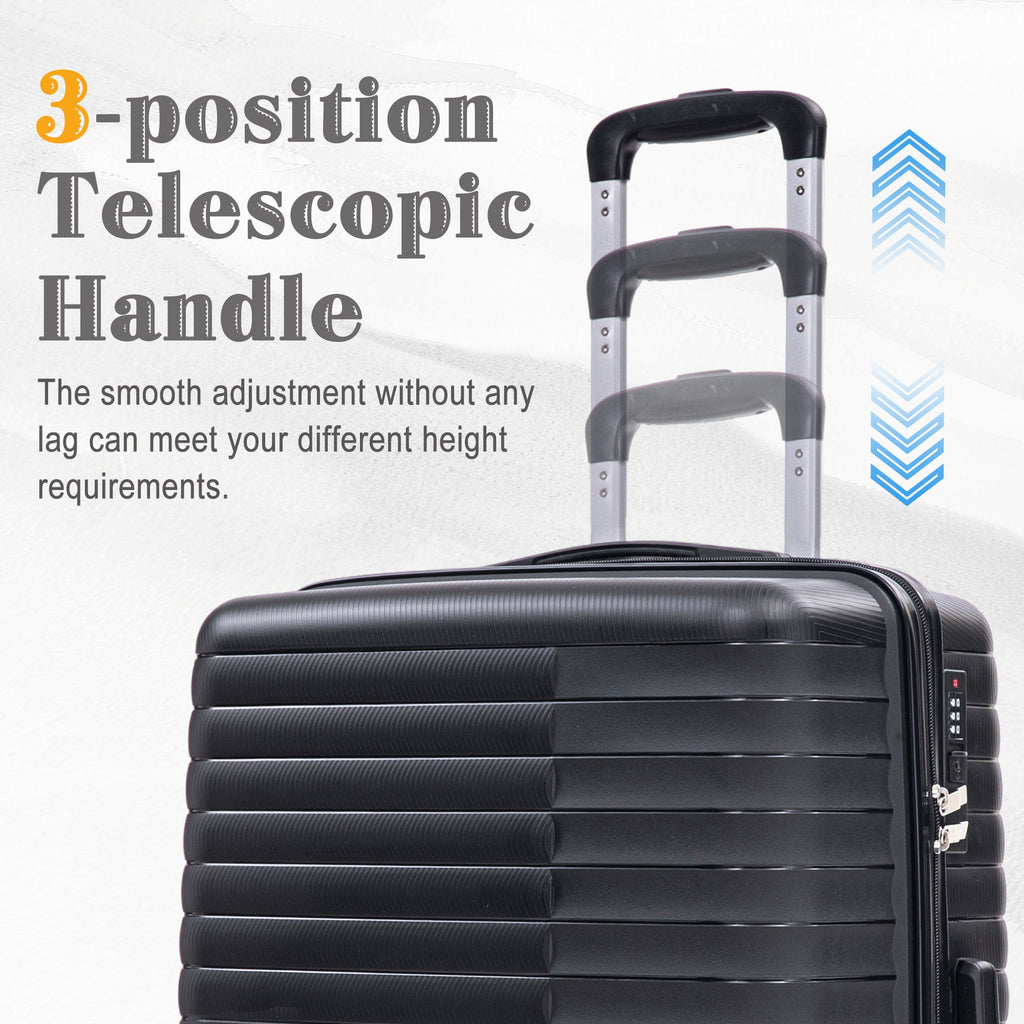 4 Piece Luggage Set, Combination Lock