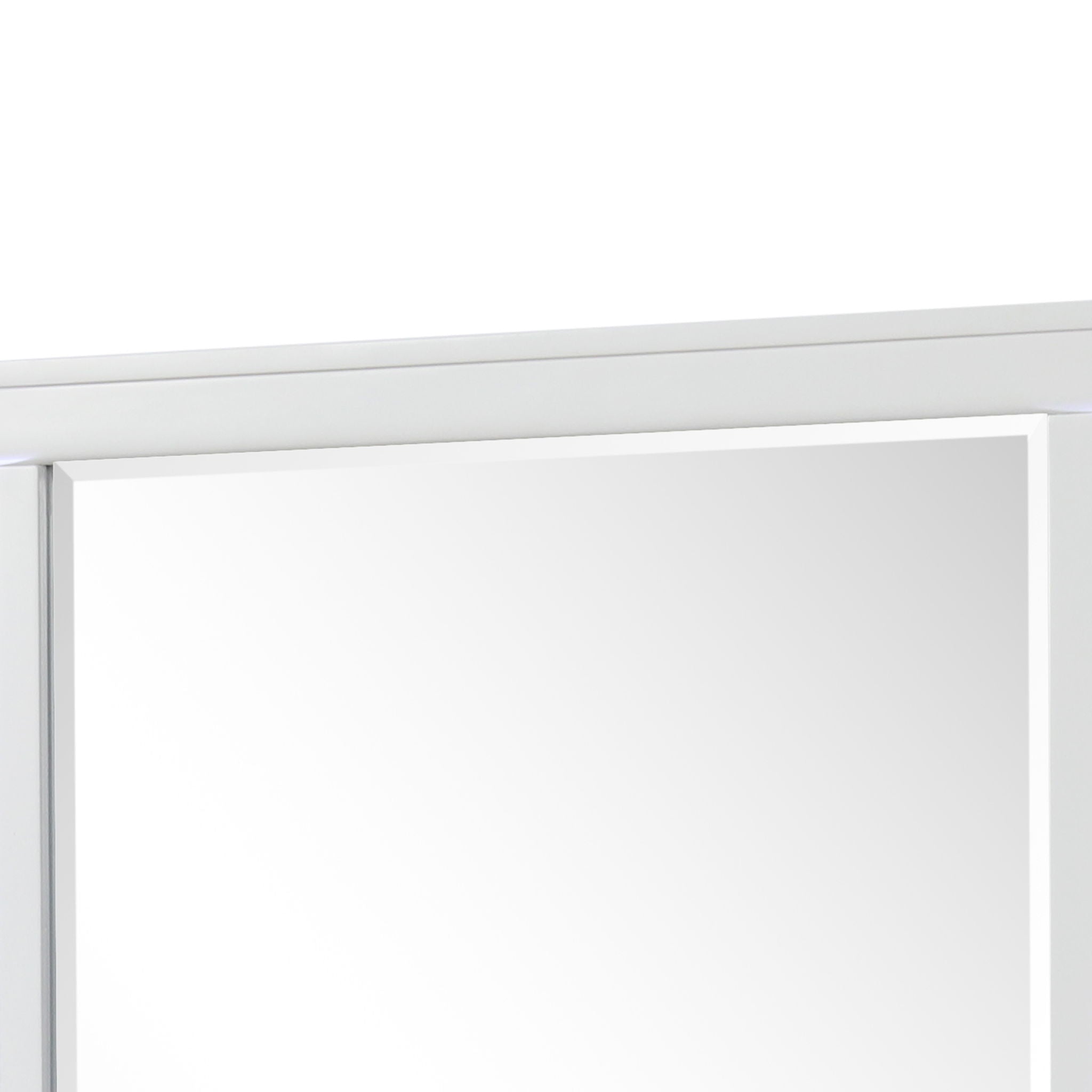 Abigale - Mirror For Dresser Top Made With LED (Includes Only Mirror) - White