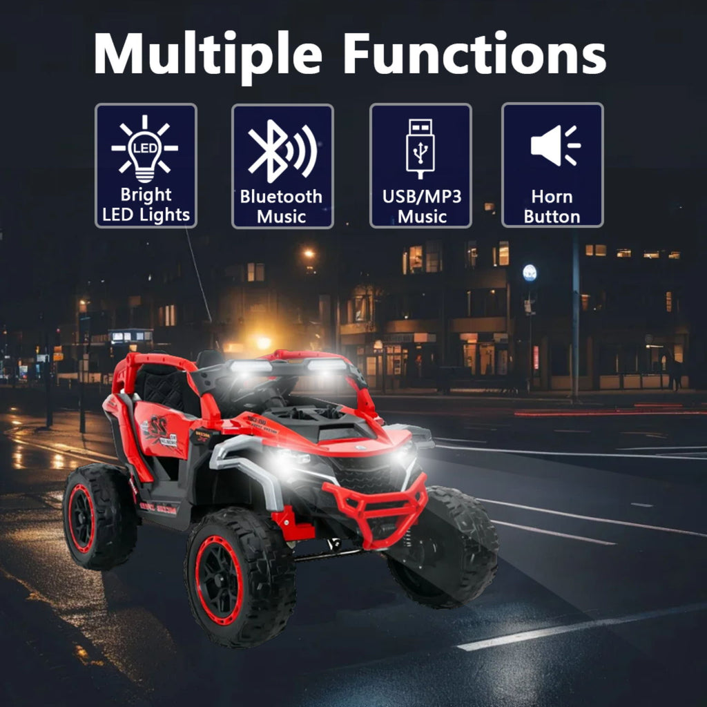 Ride On Kids Electric Truck With Remote Control, Front & Rear Suspension