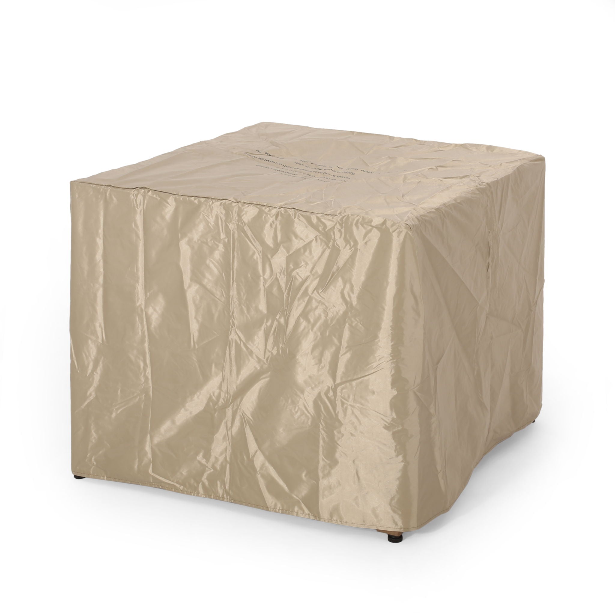 Rustic Style Outdoor Square Propane Fire Pit, 40, 000 Btu