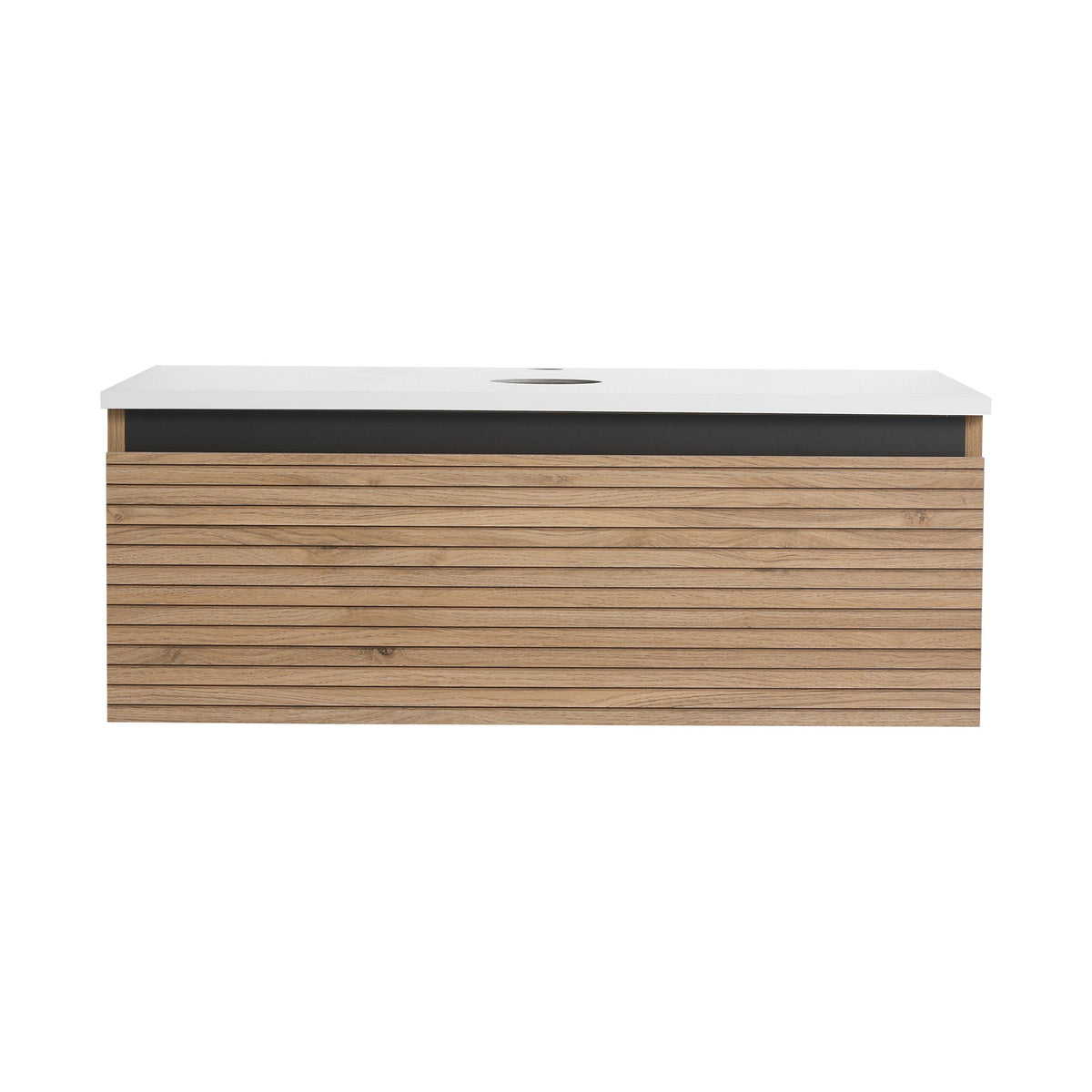 Wall Mounted Bathroom Vanity & 1 Soft Close Drawer (Excluding Sink)