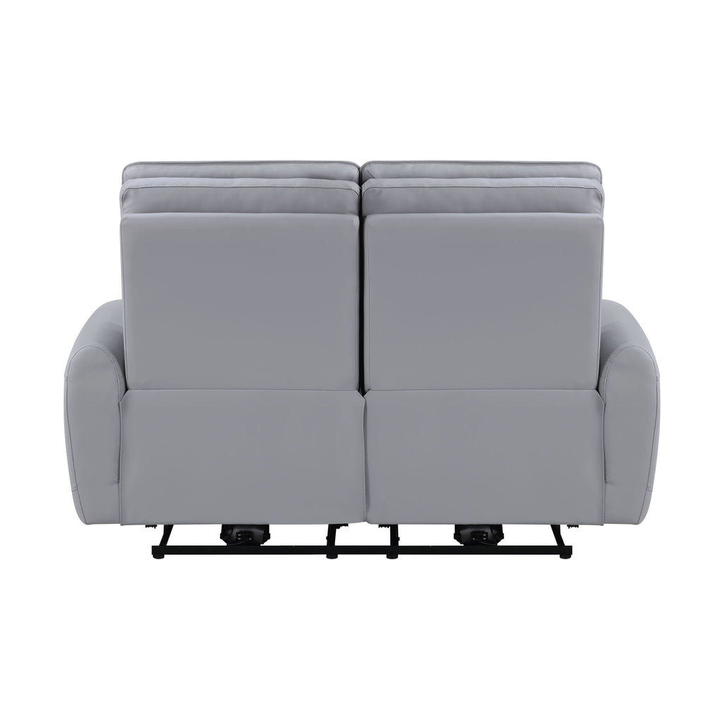 Jeromie - Power Motion Loveseat With USB Port - Gray