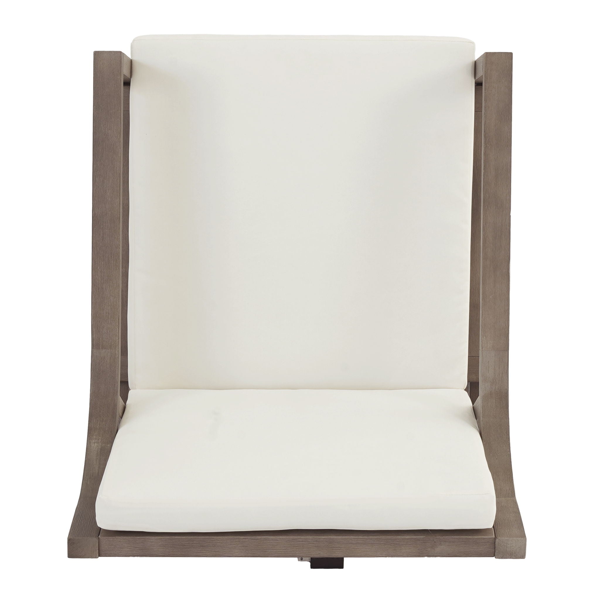 Outdoor Chair Set With Frame And Cushion For Patio - Brown