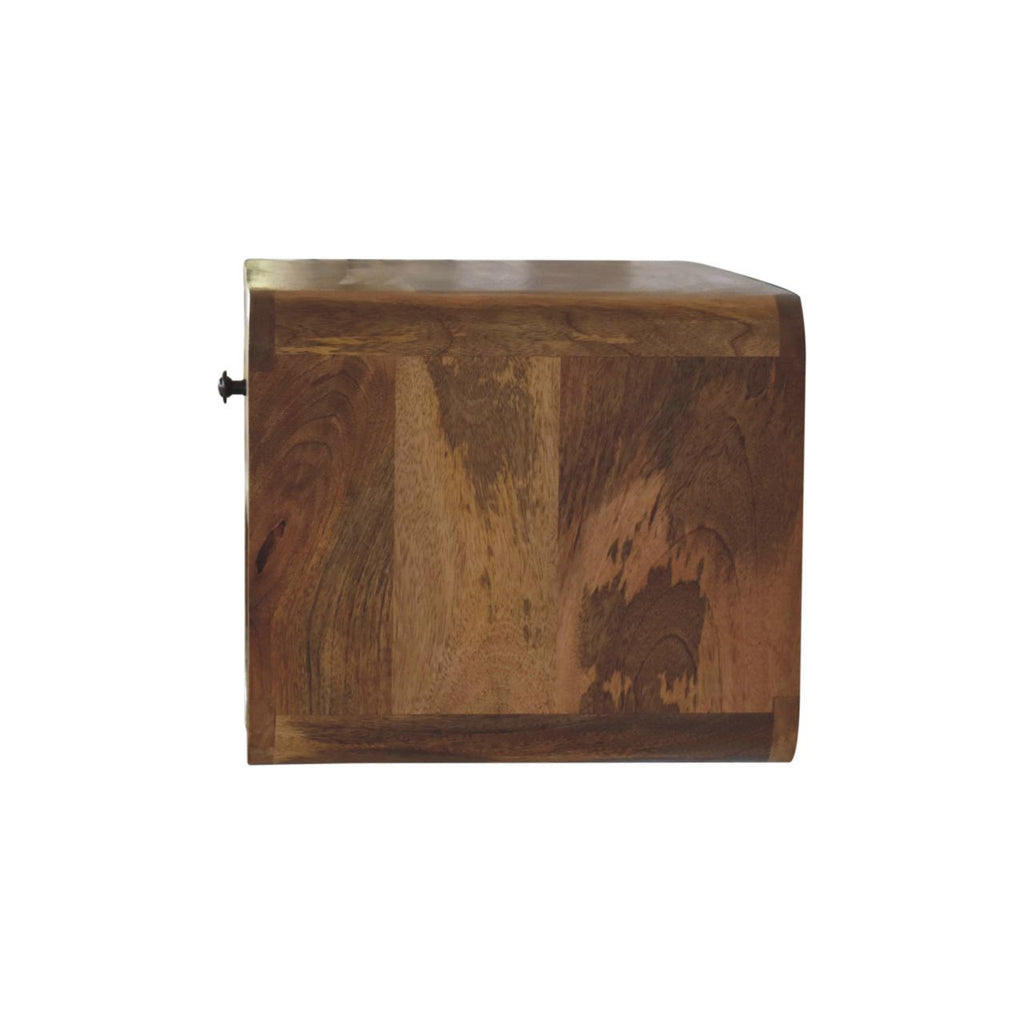 Curve Upper Slot Floating Nightstand