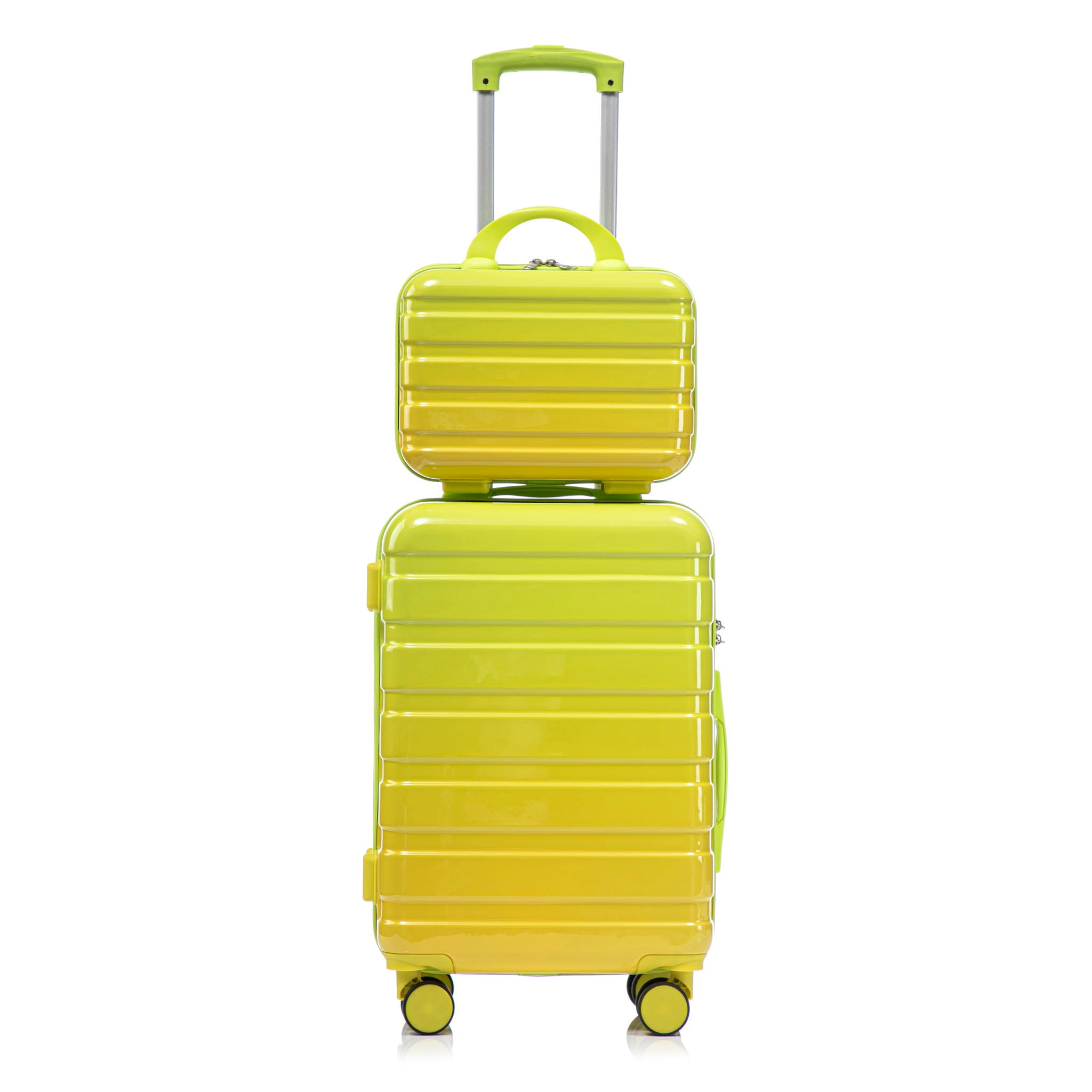 Luggage Set 14" / 20" With Combination Lock And Cosmetic Case