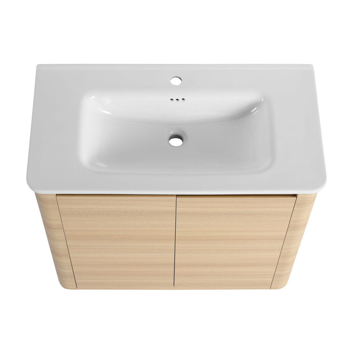 Freestanding Bathroom Vanity With Sink & 2 Soft Close Doors