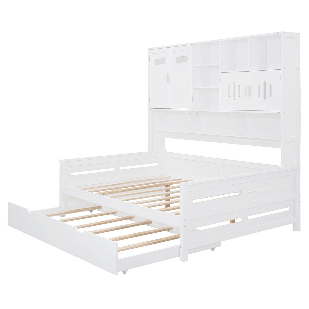 Daybed & All-In-One Cabinet And Shelf