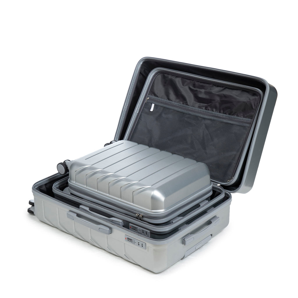 3 Pieces Set 20" / 24" / 28" Spinner Wheel Luggage With Combination Lock