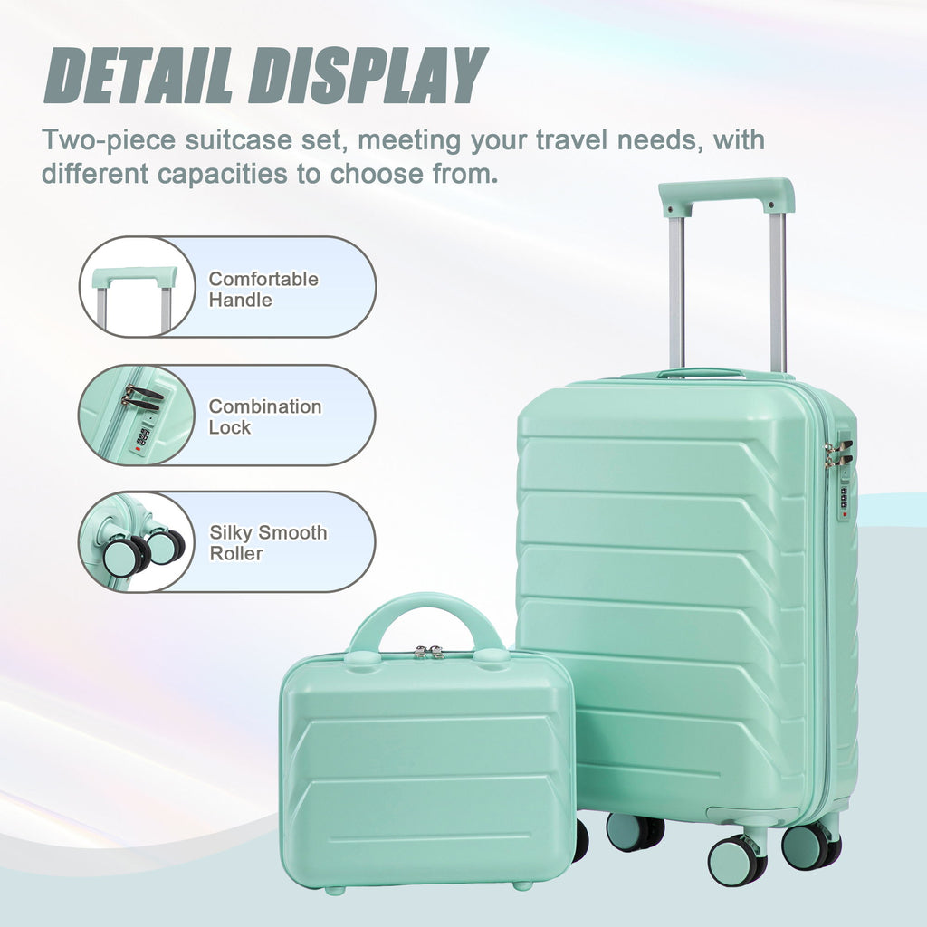 Spinner Luggage Set With Combination Lock
