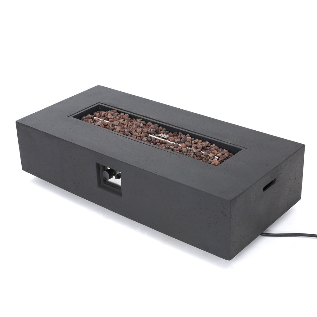 Modern Rectangle Fire Table 50, 000 Btu