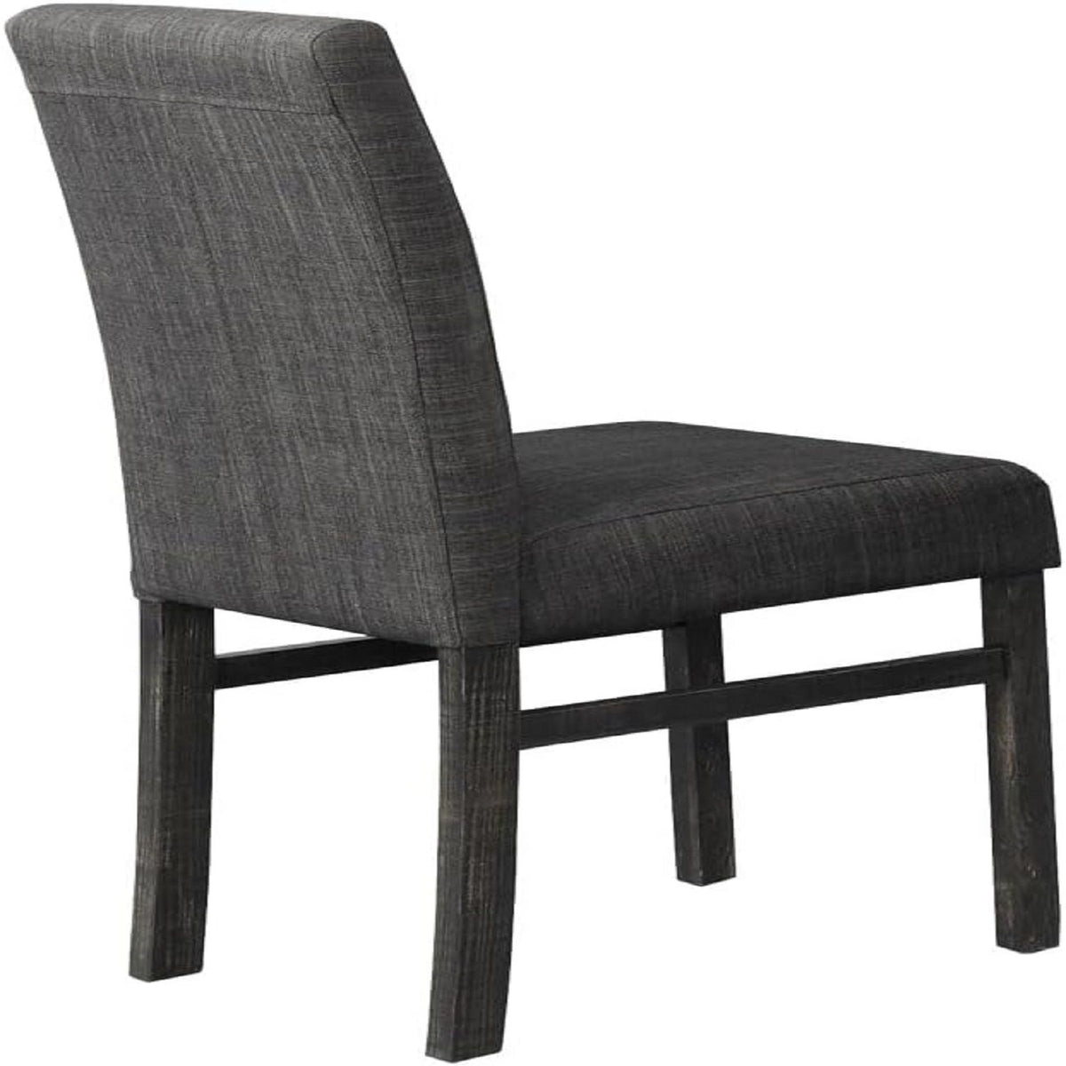 5 Piece Transitional Dining Set With Table And Upholstered Chairs