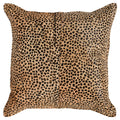 Leopard - 20" x 20" Pillow - Camel / Black