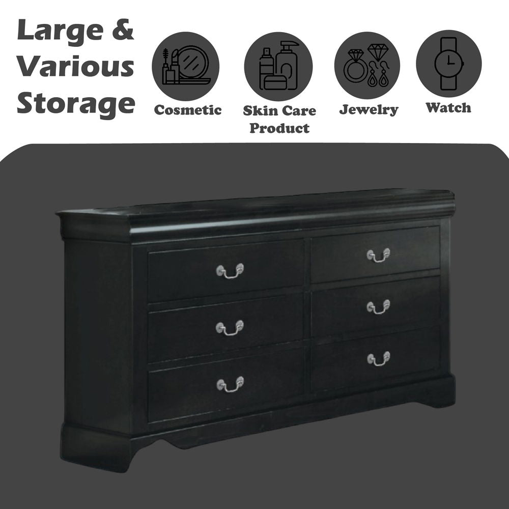 Louis Philippe III - Dresser - Black
