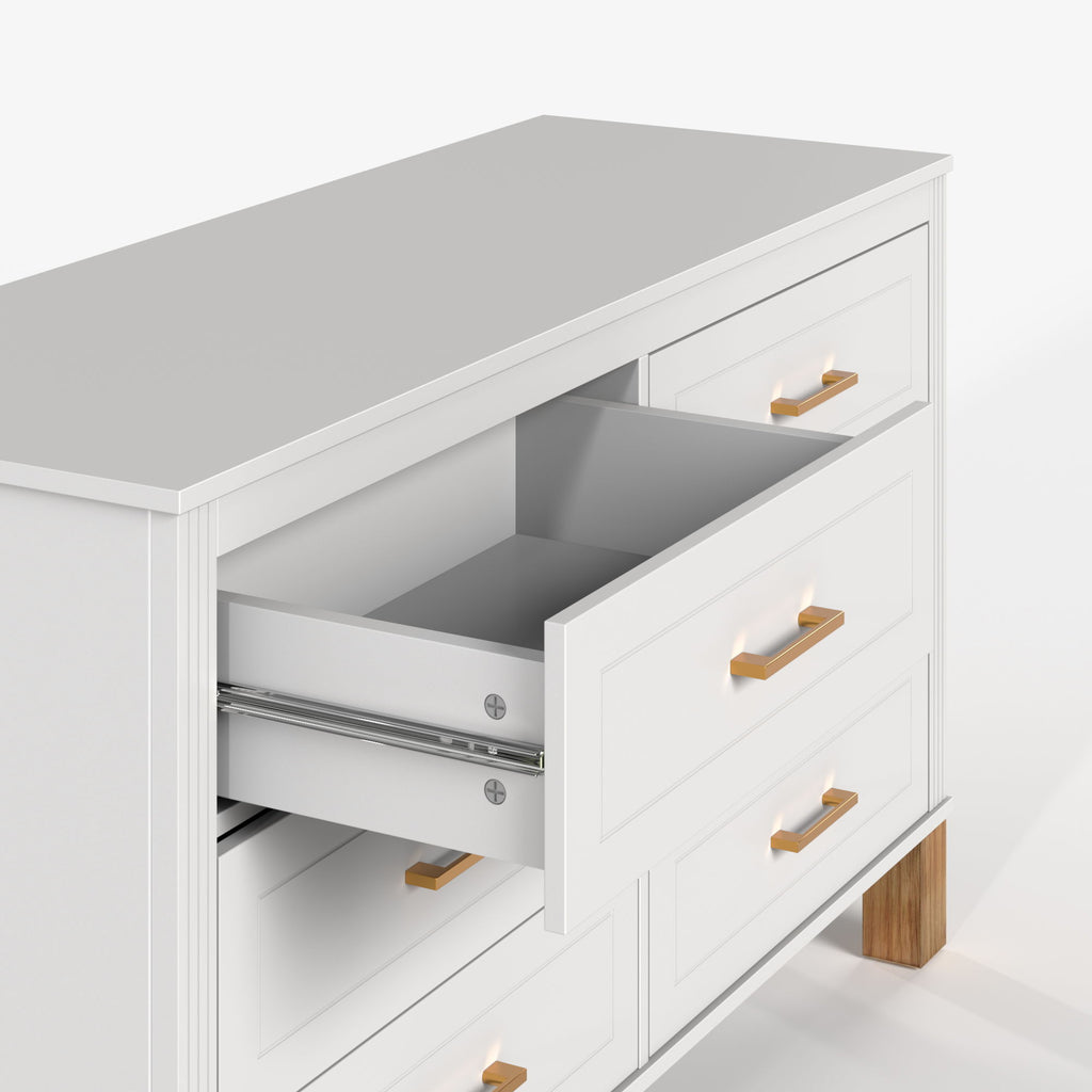 6 Drawer Double Dresser