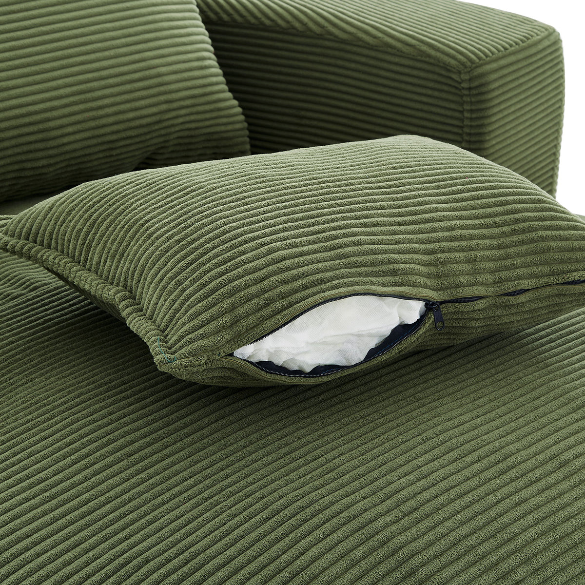 360° Swivel Accent Barrel Chair With Dual Layer Cushion And 3 Removable Pillows