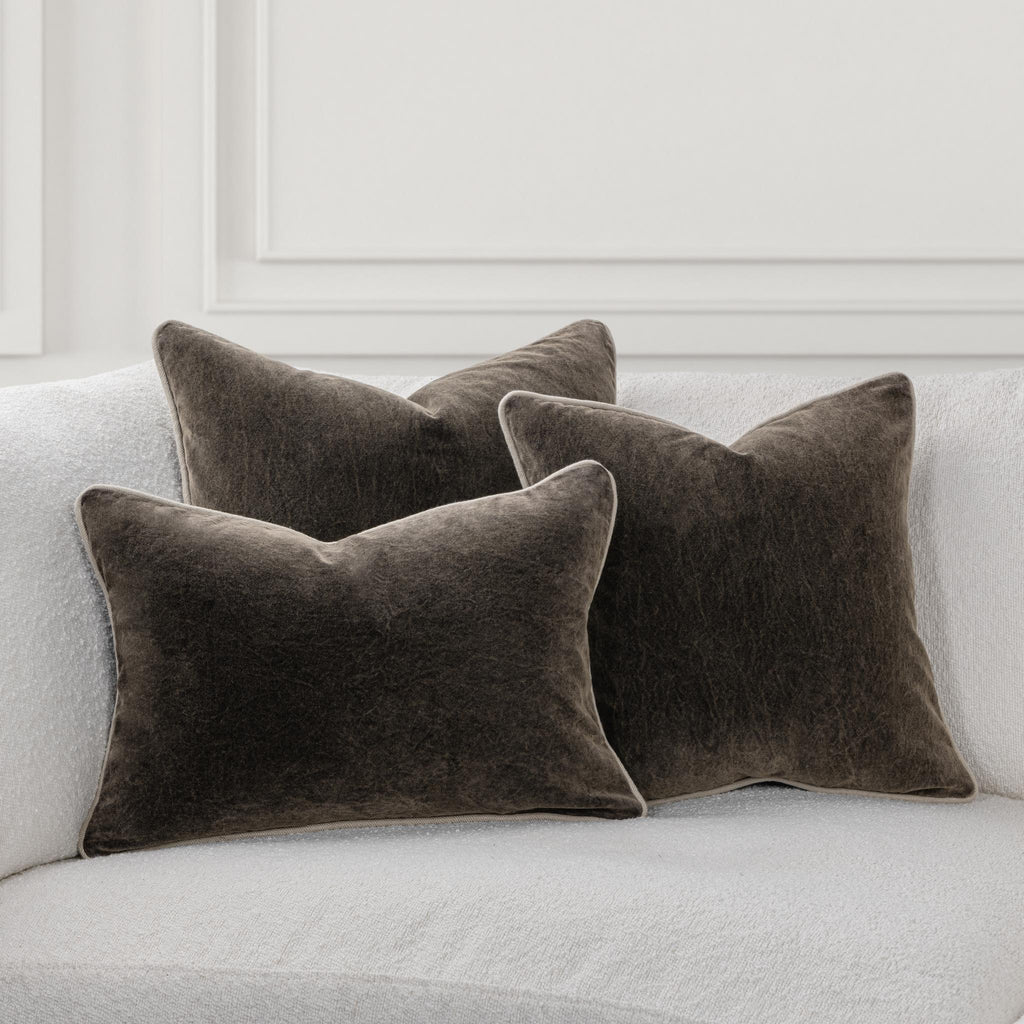Heirloom Velvet - SLD Pillow - Dark Clove