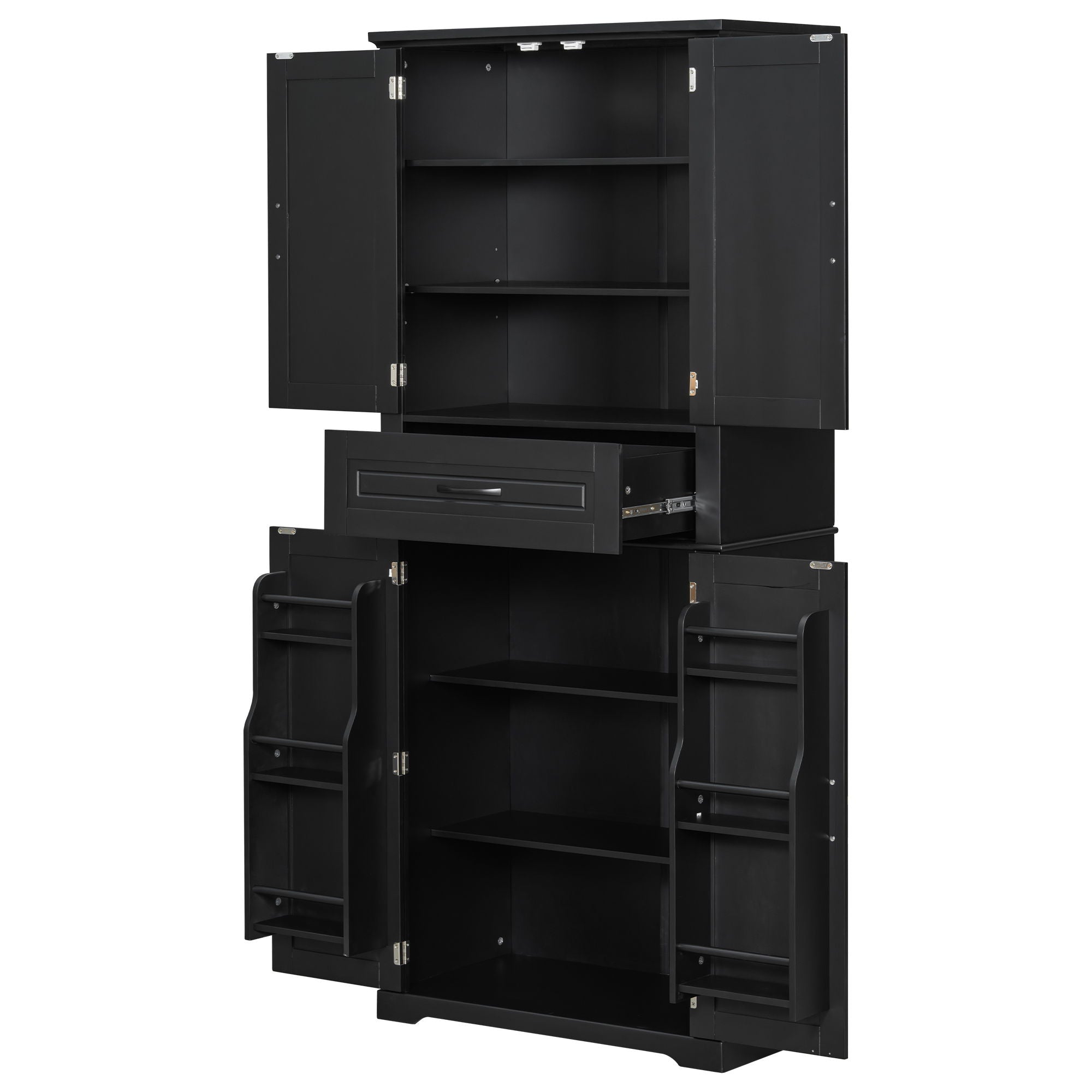 Bathroom Storage Cabinet With Multifunctional Storage Space, Drawer With Slide Rails, Adjustable Shelf