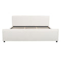 Luxury Upholstered Bed Frame With Curved Headboard & Footboard