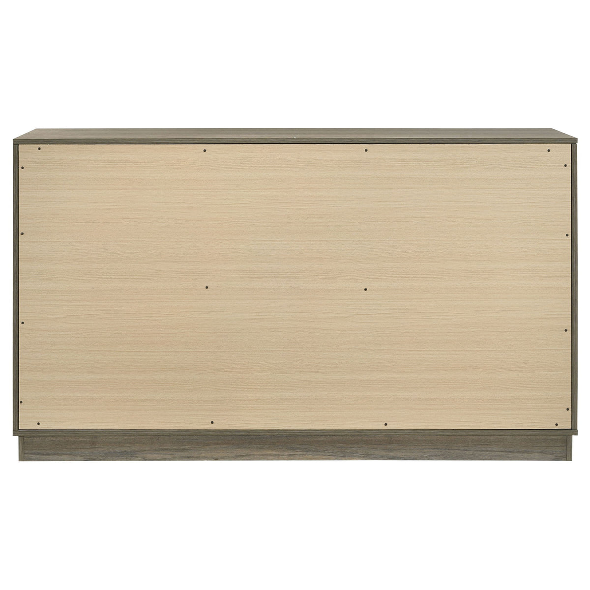 Edmondson - 9 Drawer Dresser With Hidden Jewelry Tray - Natural / Gray