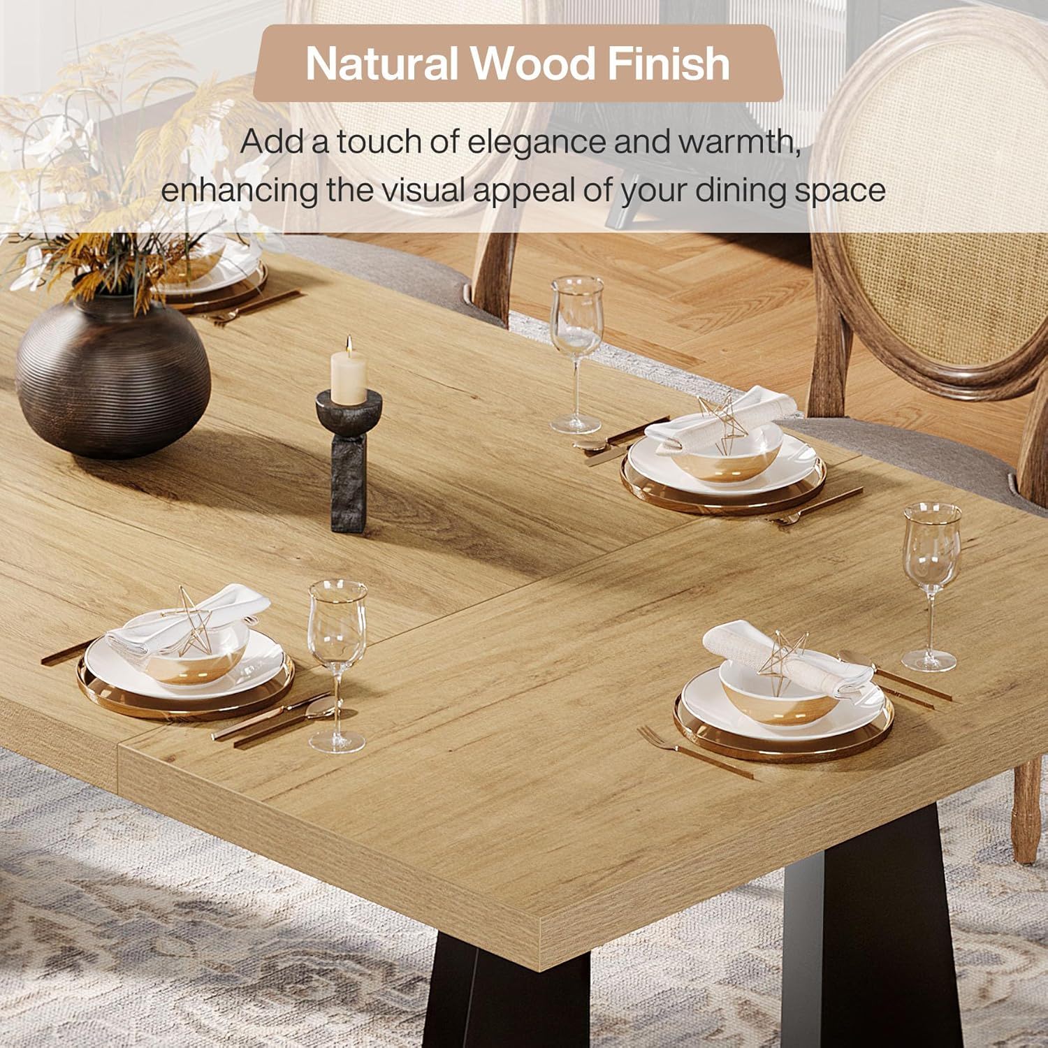 Dining Large Rectangular Kitchen & Dinner Table
