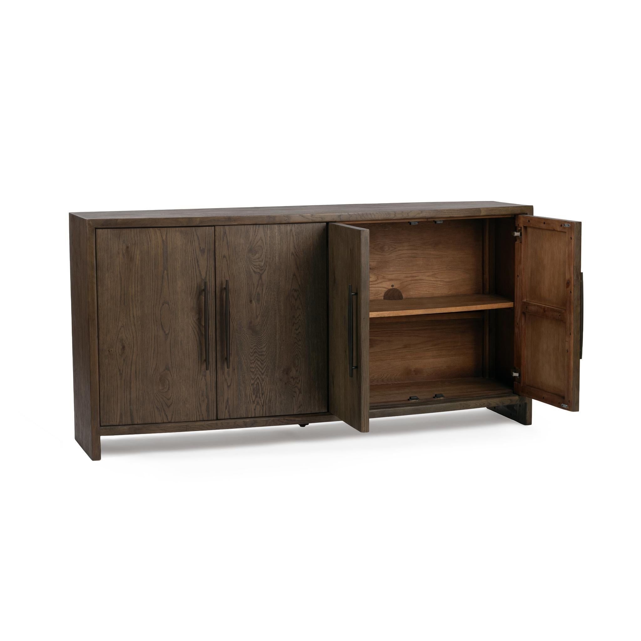 Estelle - 4 Door Buffet - Soft Cocoa