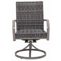 Outdoor Swivel Dining Chair (Set of 2) - Gray