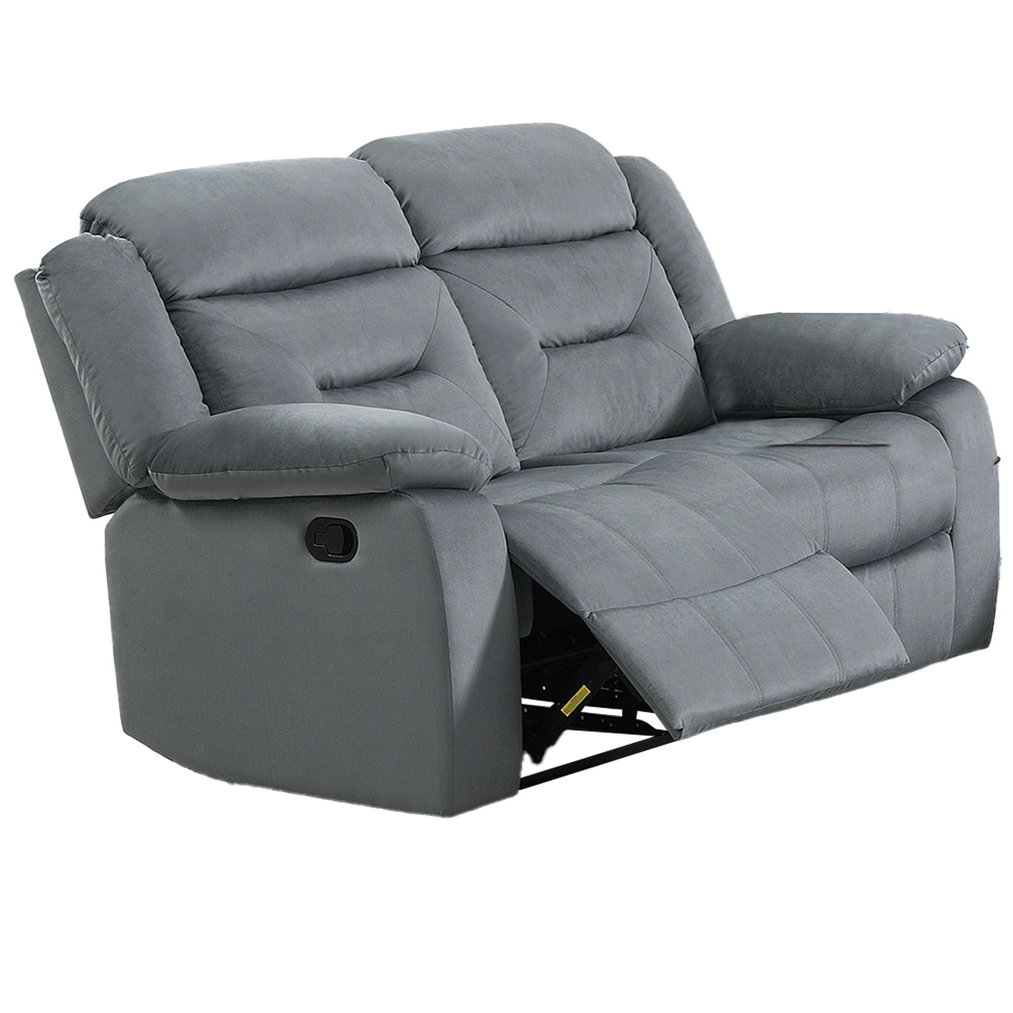 Contemporary Living Room Set With Pillow Arms And Headrest Support