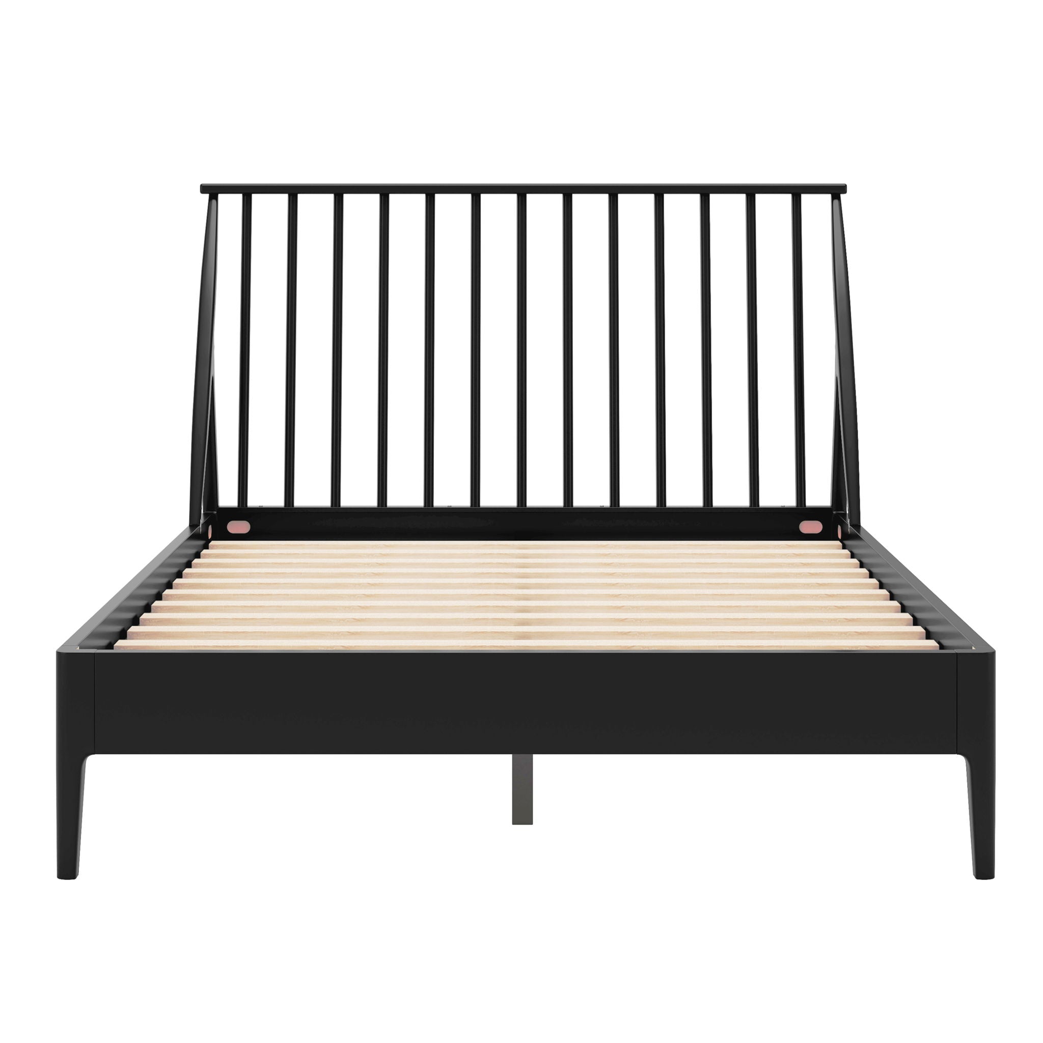 Bohemian Platform Bed With Tall Headboard