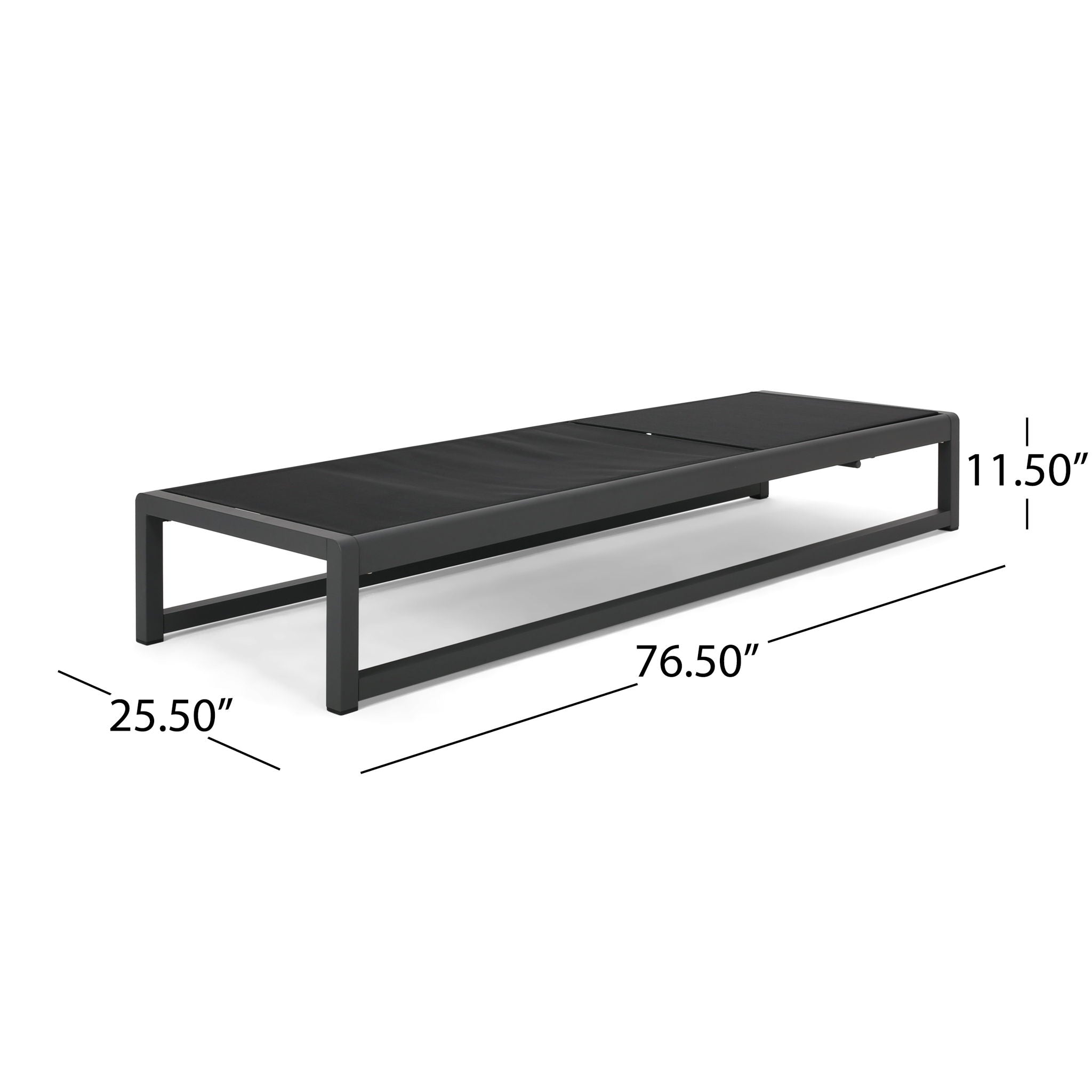 Outdoor Nylon Chaise Lounge, (Set of 2)