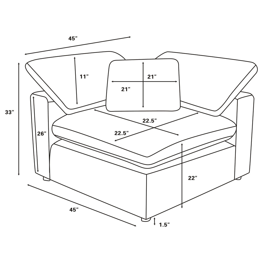 Segoura - 6 Piece Modular Sectional Sofa