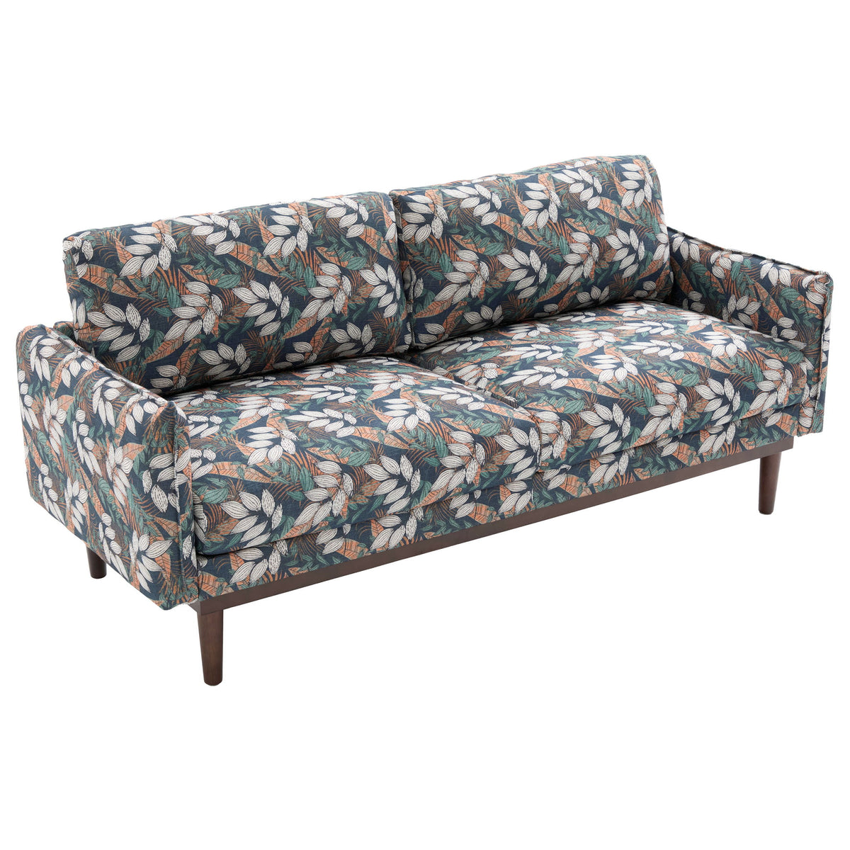 2 Seater Loveseat Sofa With Spacious Seating Area