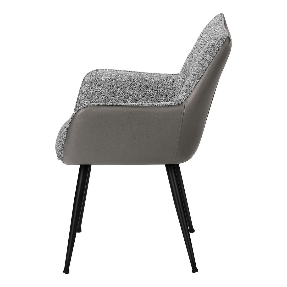 Dining Chair Dining Room Furniture (Set of 2) - Gray - Fabric