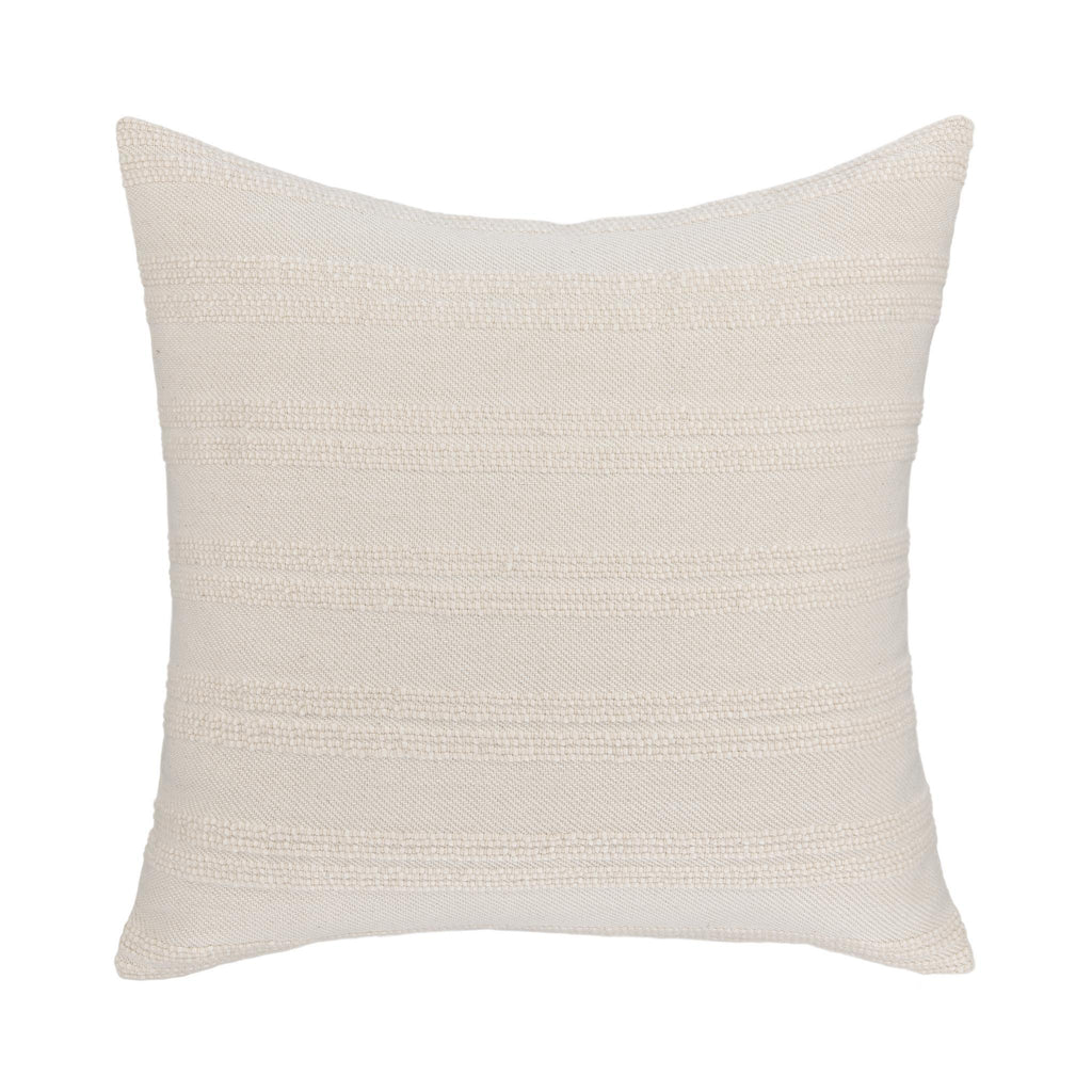 York - 26" x 26" Pillow - Natural / Ivory